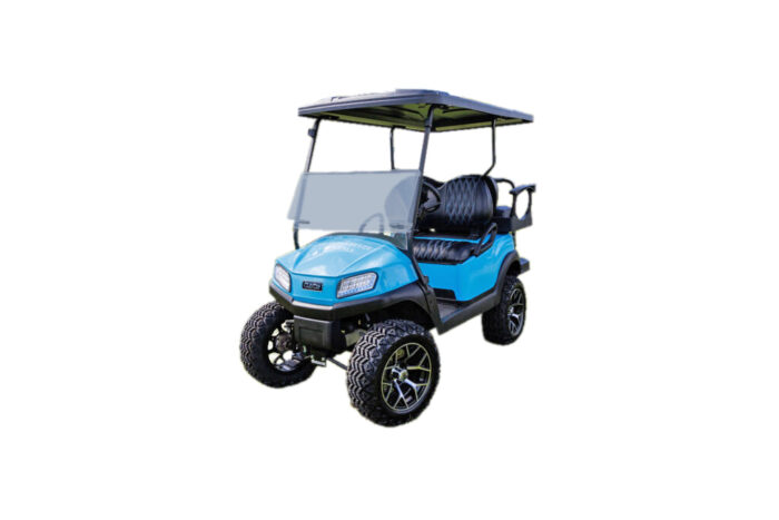 2020 Club Car- Tempo In Blue 4 Passenger Golf Cart w/ New LED Light Kit - Image 5