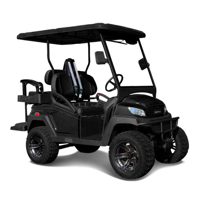 2024 BINTELLI- BLACK BEYOND GOLF CART 4PR W/ NEW LITHIUM BATTERY & TOUCHSCREEN - Image 5