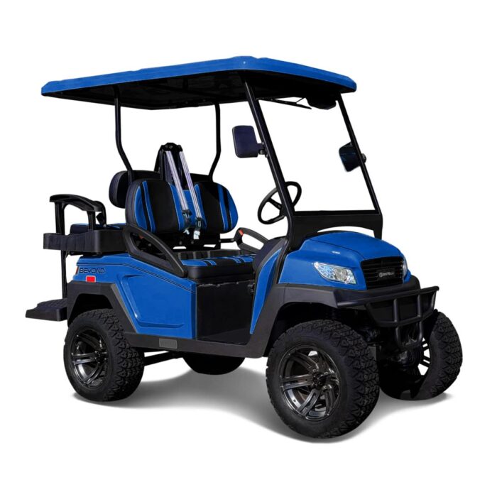 2023 Bintelli Beyond in Red 4 Passenger Golf Cart - Image 3